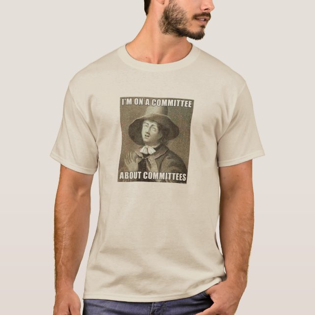 Kommitté om kommittéutslagsplats t-shirt (Framsida)