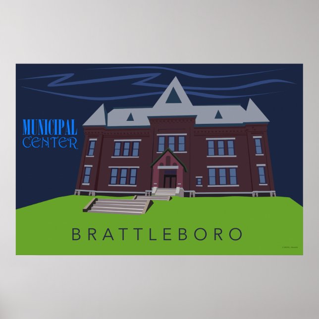 Kommuncentrumet i Brattleboro | Resepost för återr Poster (Framsidan)