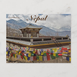 Kommunen Muktinath Annapurna-regionen Nepal Vykort