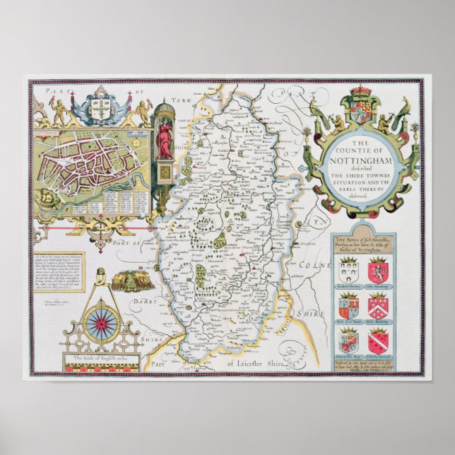 Kommunen Nottingham, graverad av Jodocus Poster (Framsidan)