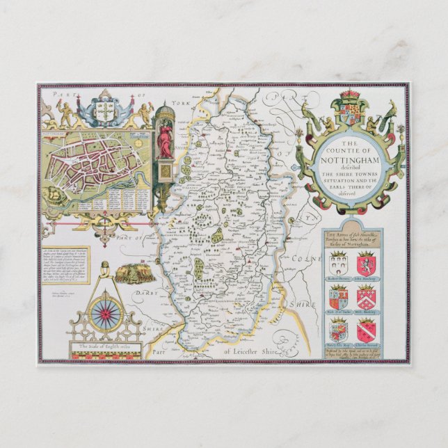 Kommunen Nottingham, graverad av Jodocus Vykort (Framsida)