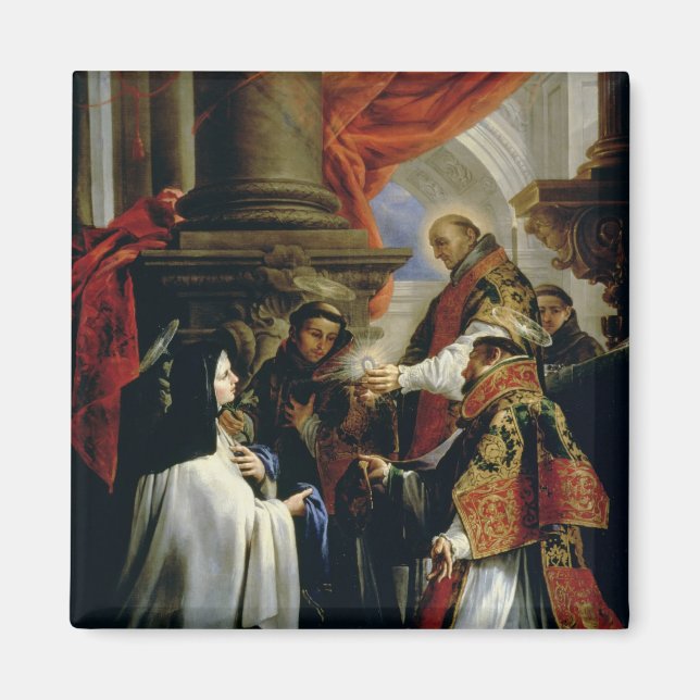 Kommunen St. Teresa of Avila c.1670 Magnet (Framsidan)