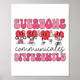 Kommunicera Candy Tal språkpatolog Val Poster
