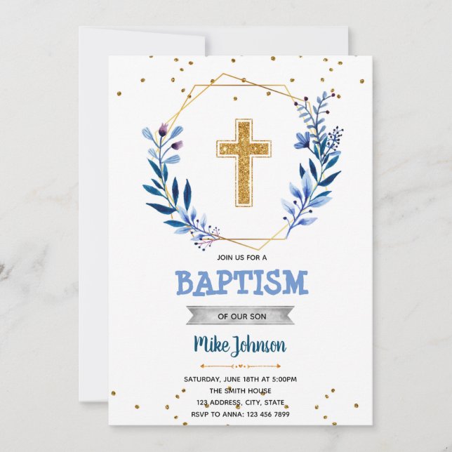 Kommunicerad inbjudan för första heligan (Framsida)