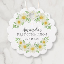 Kommuniformer för favorittaggar för första Heligan Gåvor Etiketter