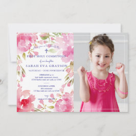 Kommunifoto för första Heligan för bläck-blomma Inbjudningar