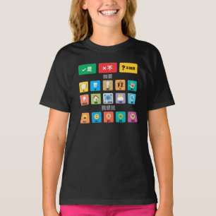 Kommunikation 02 om kinesiska autism AAC PECS-pekd T Shirt