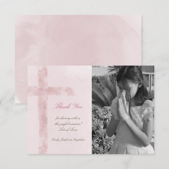 Kommunikation i första Heligan tackar dig för vatt Inbjudningar (Fram/baksida)