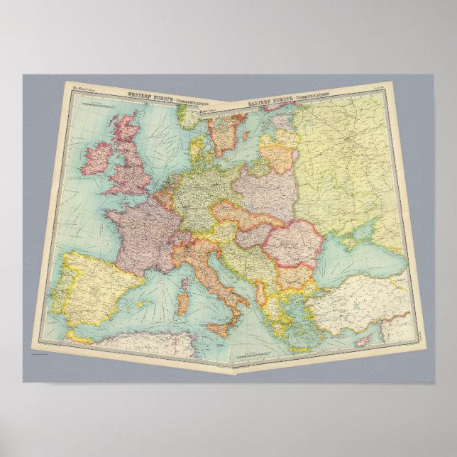 Kommunikation inom det sammansatta Europa Poster (Framsidan)
