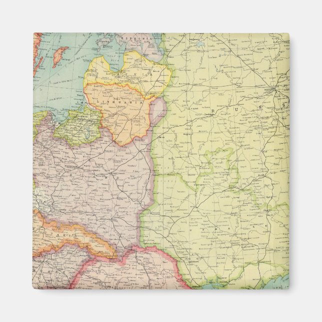 Kommunikation inom östra Europa Magnet (Framsidan)