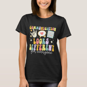 Kommunikation ser olika ut för alla tal t shirt