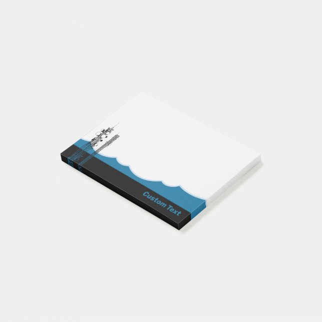 Kommunikation Torn Post-it Block (Vinklad)