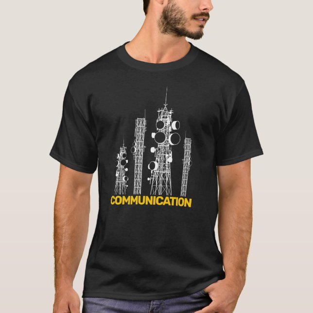 Kommunikation Torn T Shirt (Framsida)