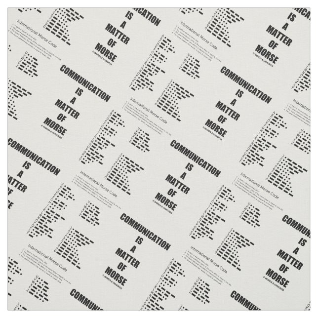 Kommunikationen är en materia av tyg (Provkarta)