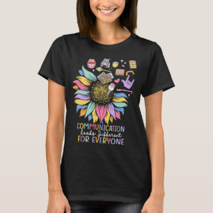 Kommunikationen ser annorlunda ut för alla, slimma t shirt