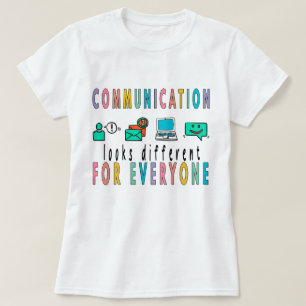 Kommunikationen ser annorlunda ut för alla transpo t shirt