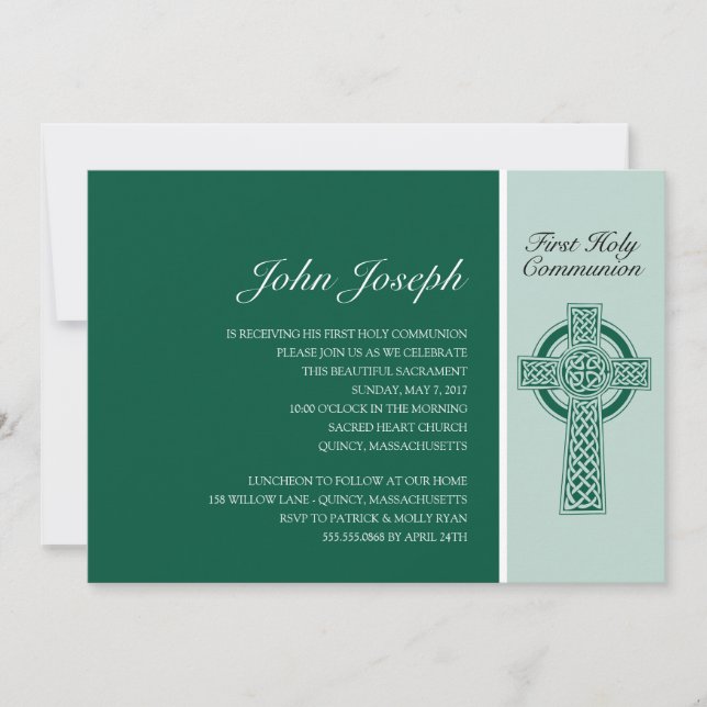 Kommunikationsinbjudan för första Heligan Inbjudningar (Framsida)