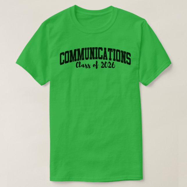 Kommunikationsklass 2026 t shirt (Design framsida)
