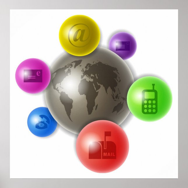 Kommunikationsvärlden Poster (Framsidan)