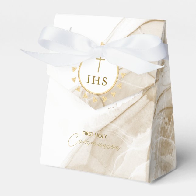 Kommunisiens första Guld med IHS-brevinbjudan Presentaskar (Framsidan Sidan)