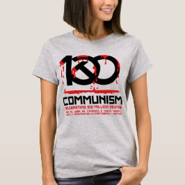 Kommunism, firar 100 miljoner dödsfall t shirt