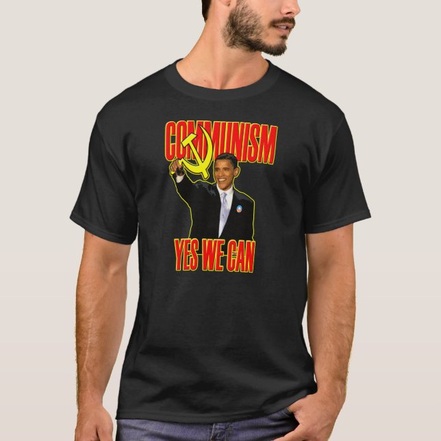 KOMMUNISM ja KAN vi T Shirt (Framsida)