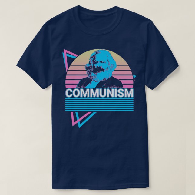Kommunism Karl Marx-marxismen kommunismens sociali T Shirt (Design framsida)
