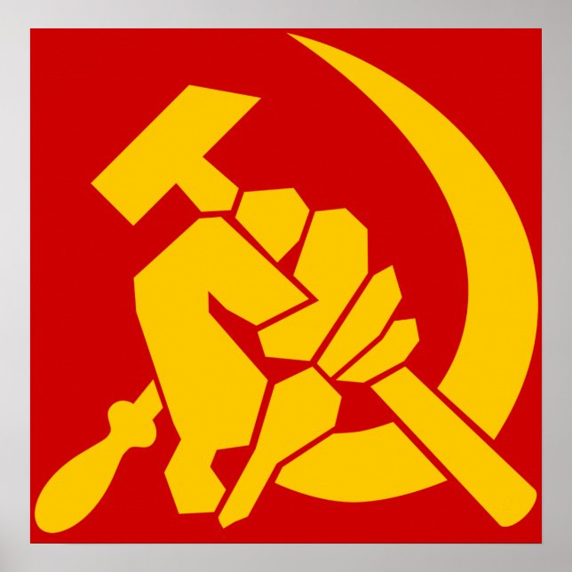 KOMMUNISM POSTER (Framsidan)