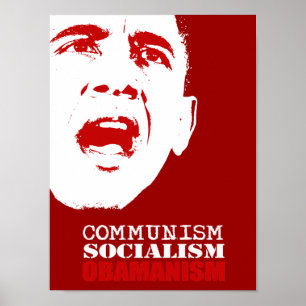 KOMMUNISM, SOCIALISM, OBAMANISM POSTER