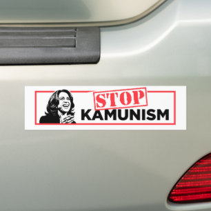 Kommunismen mot Kamala: Stopp Kamunism Bildekal
