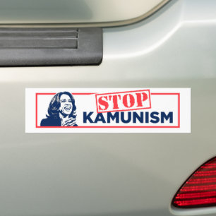 Kommunismen mot Kamala: Stopp Kamunism Bildekal
