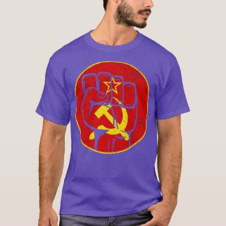 Kommunismen Sovjetunionen Fist Hammer Sickle T Shirt