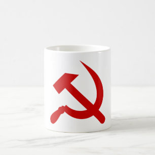 Kommunismens hämmare och vedervärdiga symbol kaffemugg