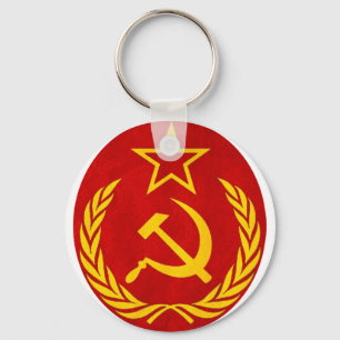kommunismrysssymbol nyckelring