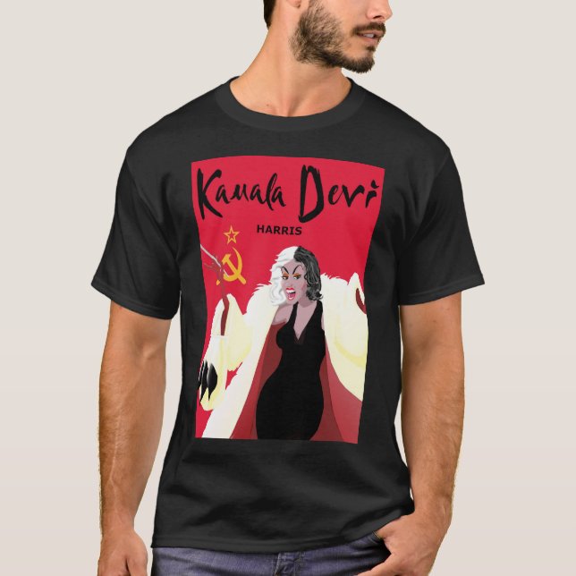 Kommunist Kamala Devi T Shirt (Framsida)