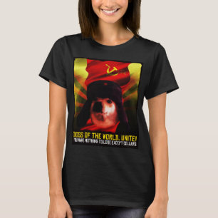 Kommunist Kamrat Doggo Meme Ryssland hund Jimbo T Shirt