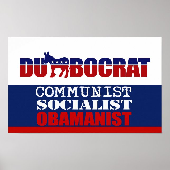 KOMMUNIST, SOCIALIST, OBAMANIST POSTER (Framsidan)