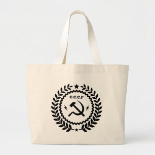 Kommunisten CCCP bultar skäraemblem Jumbo Tygkasse
