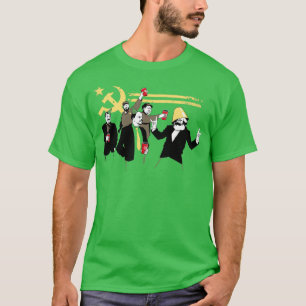 Kommunisten Party i Färg T Shirt