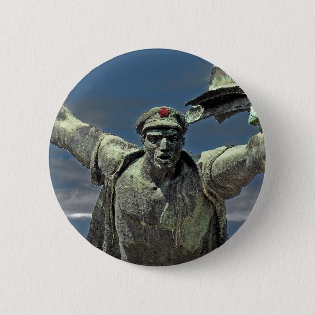 Kommunistisk arbetare/revolutionär (3) knapp (Framsida)