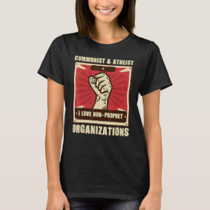 Kommunistisk Ateist Jag älskar Icke Profet Organis T Shirt