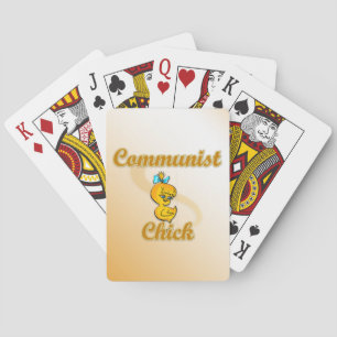 Kommunistisk chick spelkort