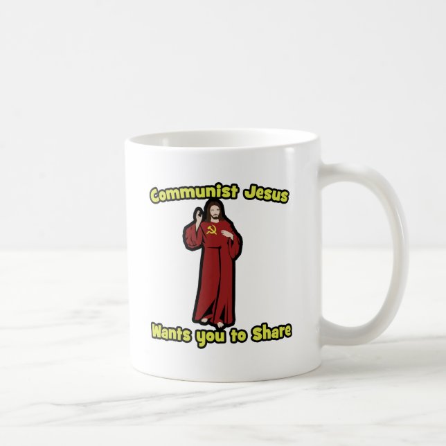 Kommunistisk Jesus Kaffemugg (Höger)