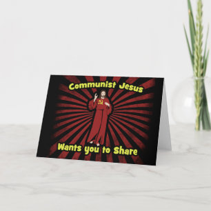 kommunistisk Jesus Kort