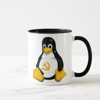 Kommunistisk kaffemugg för pingvin (Linux)