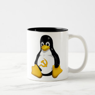 Kommunistisk kaffemugg för pingvin (Linux)