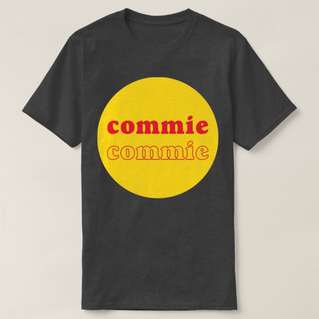 kommunistisk kommunist t shirt (Design framsida)