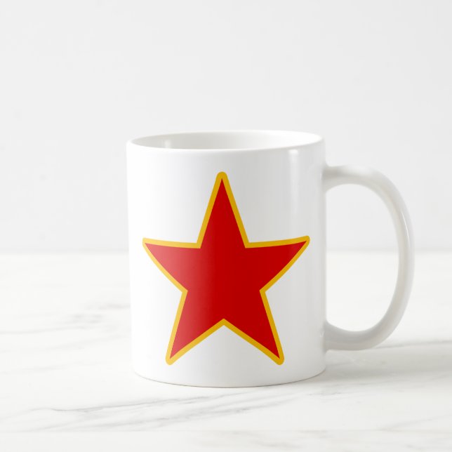 Kommunistisk röd stjärna kaffemugg (Höger)