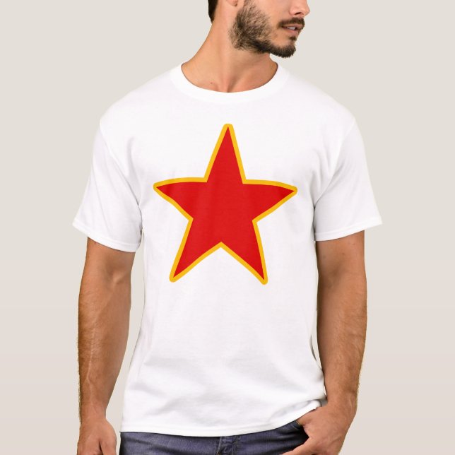 Kommunistisk röd stjärna tee (Framsida)