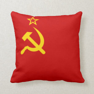 Kommunistisk Ryssland flagga USSR Kudde